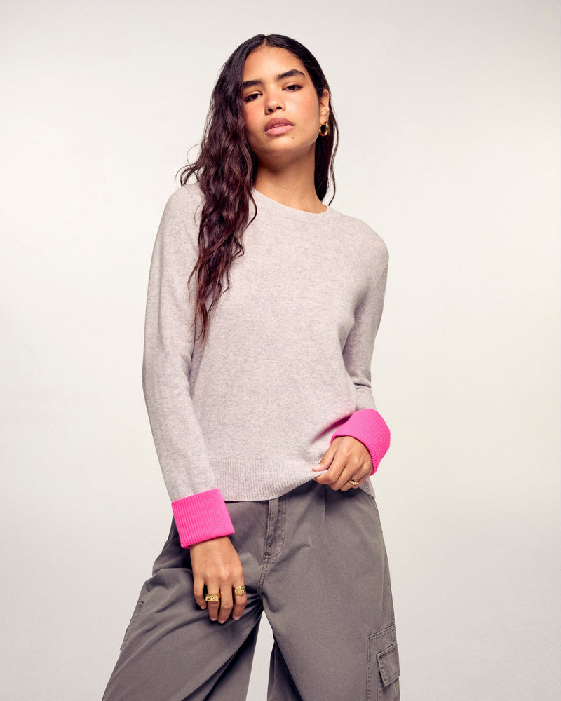 #label: Andrea mesure 1,80m et porte une taille S