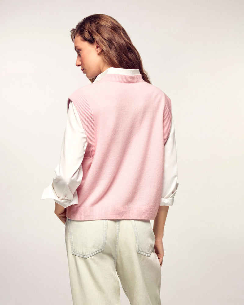 Pull Sans Manches Coeur