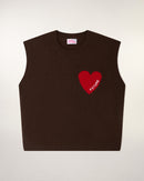 Pull Sans Manches Coeur