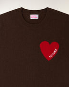 Jersey sin mangas con corazón