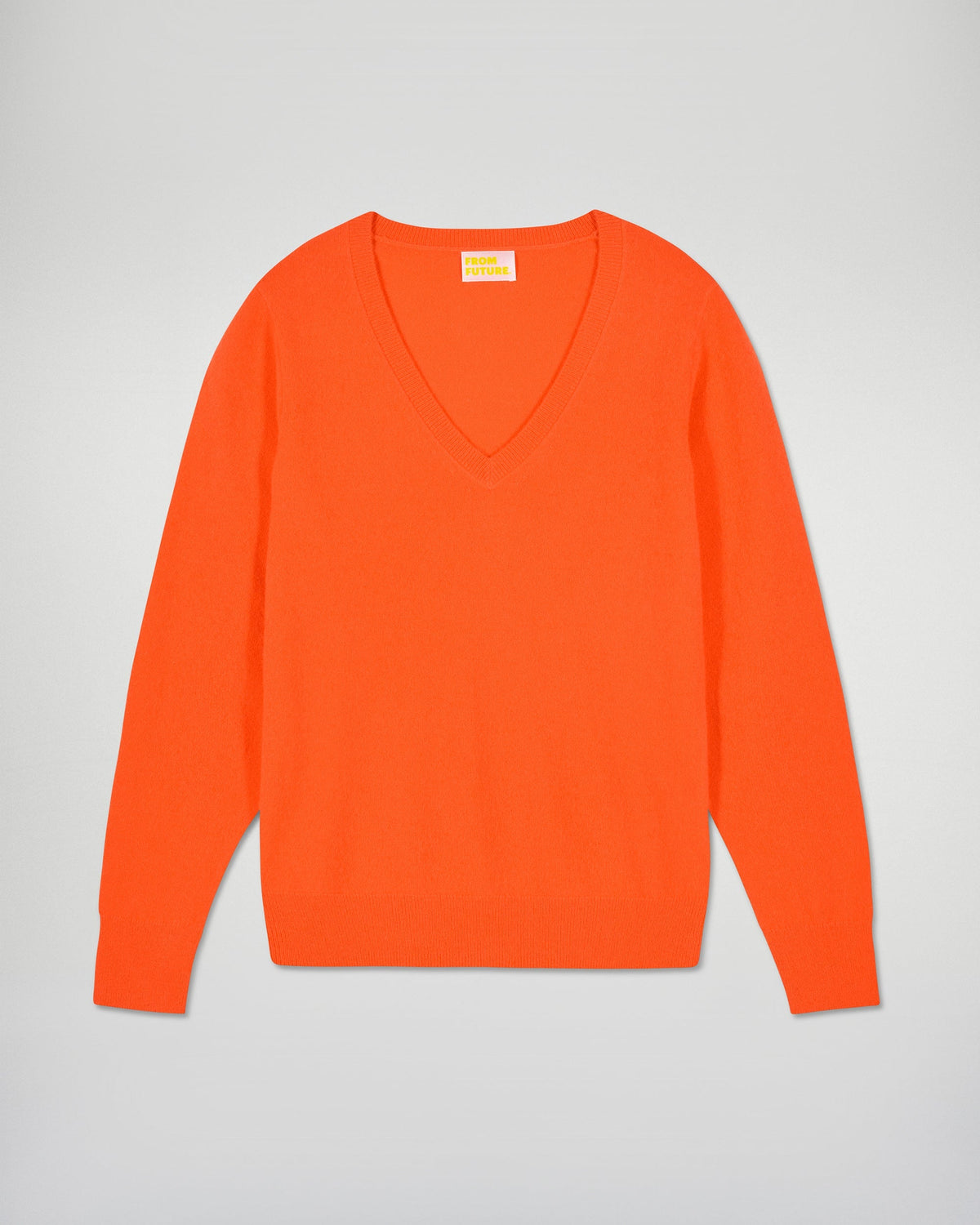 V-Neck Jumper - Cosmic Orange - Women