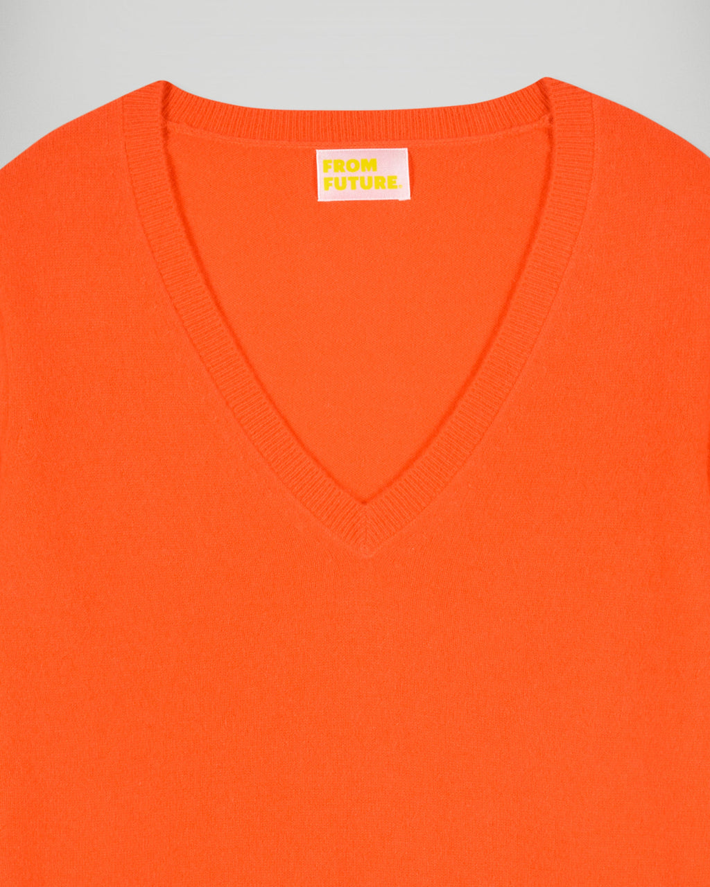 V-Neck Jumper - Cosmic Orange - Women