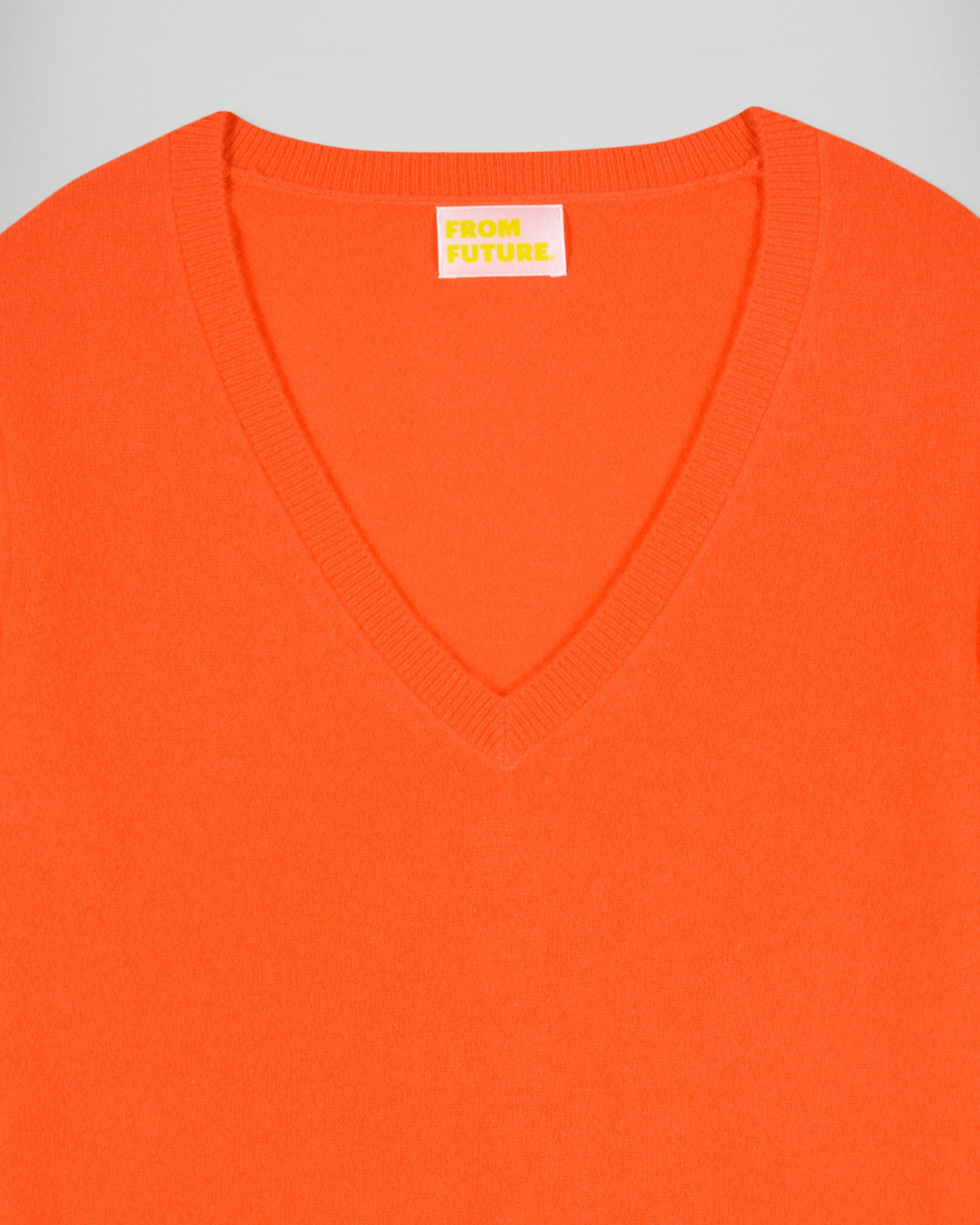 V-Neck Jumper - Cosmic Orange - Women