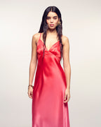 Vestido largo con tirantes