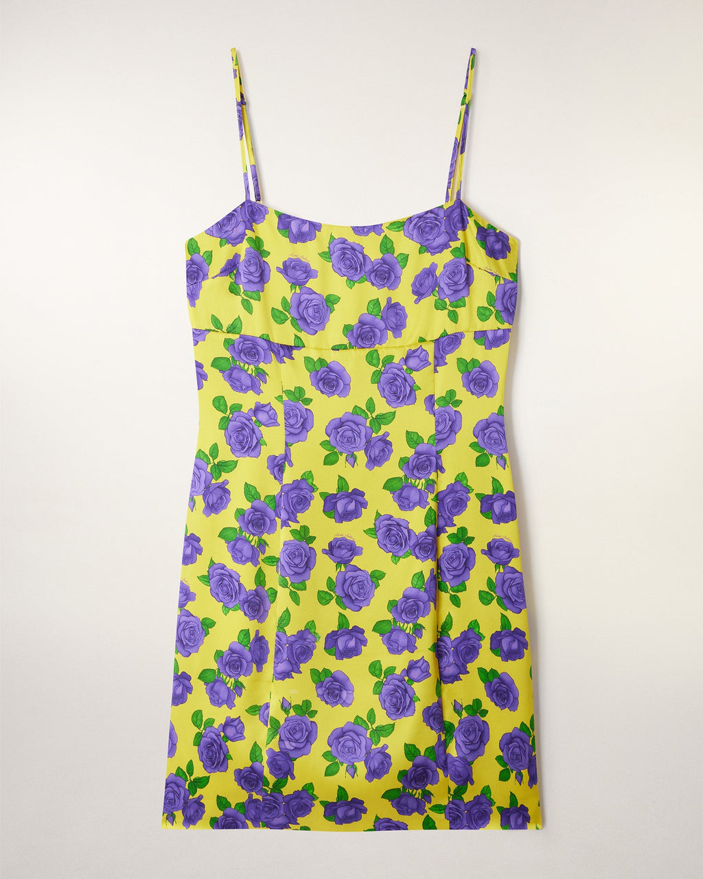 Vestido Corto Con Tirantes