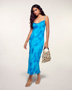 Robe Longue à Bretelles - Tropical Bloom Lily