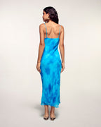 Robe Longue à Bretelles - Tropical Bloom Lily
