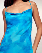 Robe Longue à Bretelles - Tropical Bloom Lily