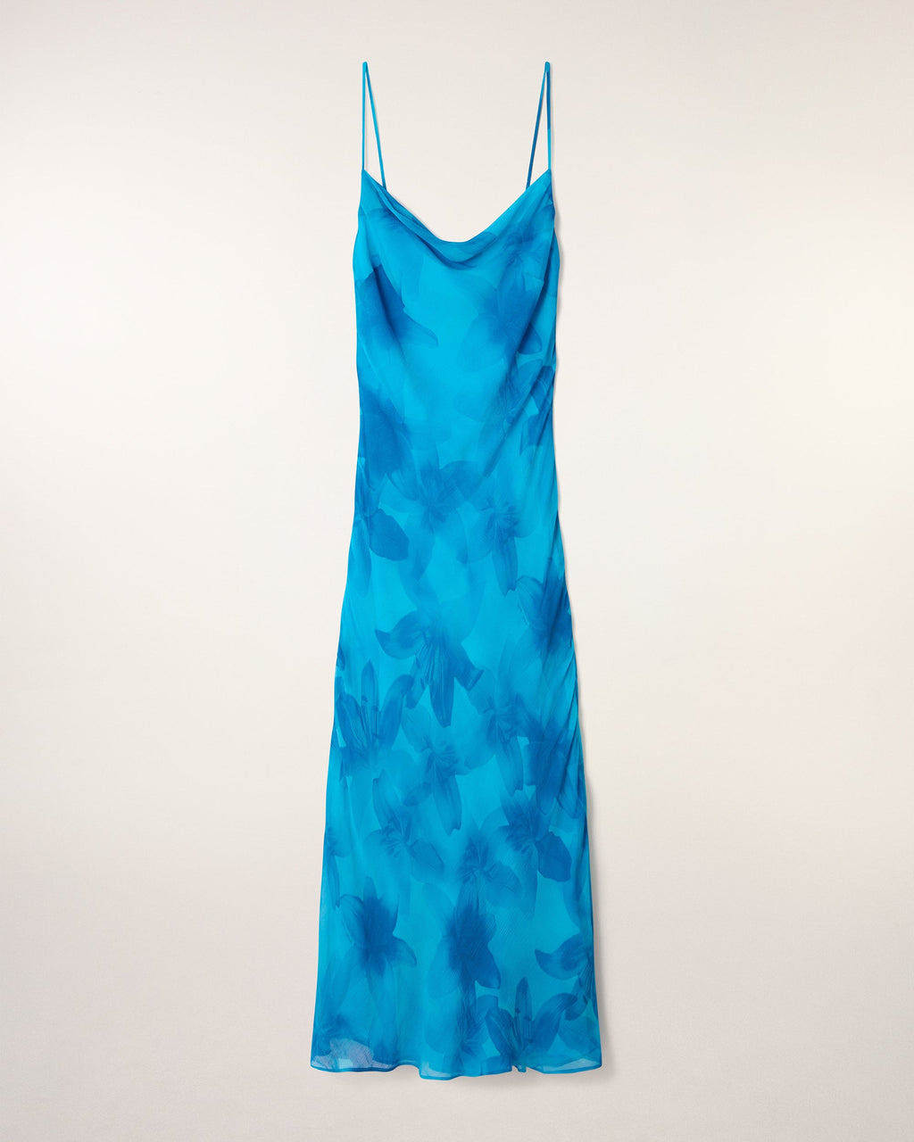 Robe Longue à Bretelles - Tropical Bloom Lily