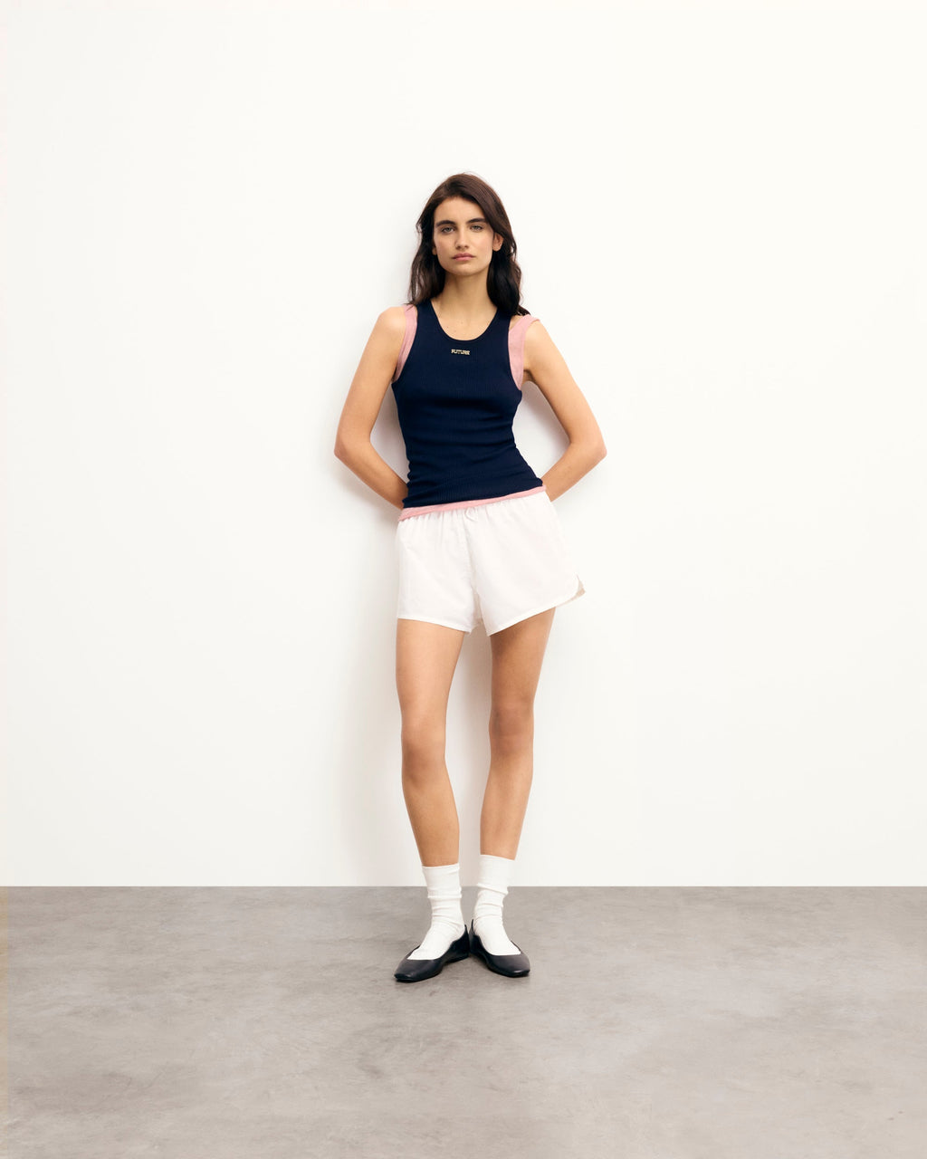 Top Débardeur Bijou Future - Navy - Femme