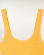 Camiseta sin mangas con diamantes de imitación