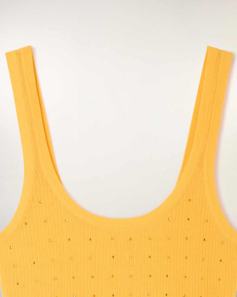 Top Débardeur À Strass