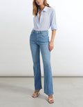 Jean Flare Pernille - Denim B-450 - Femme