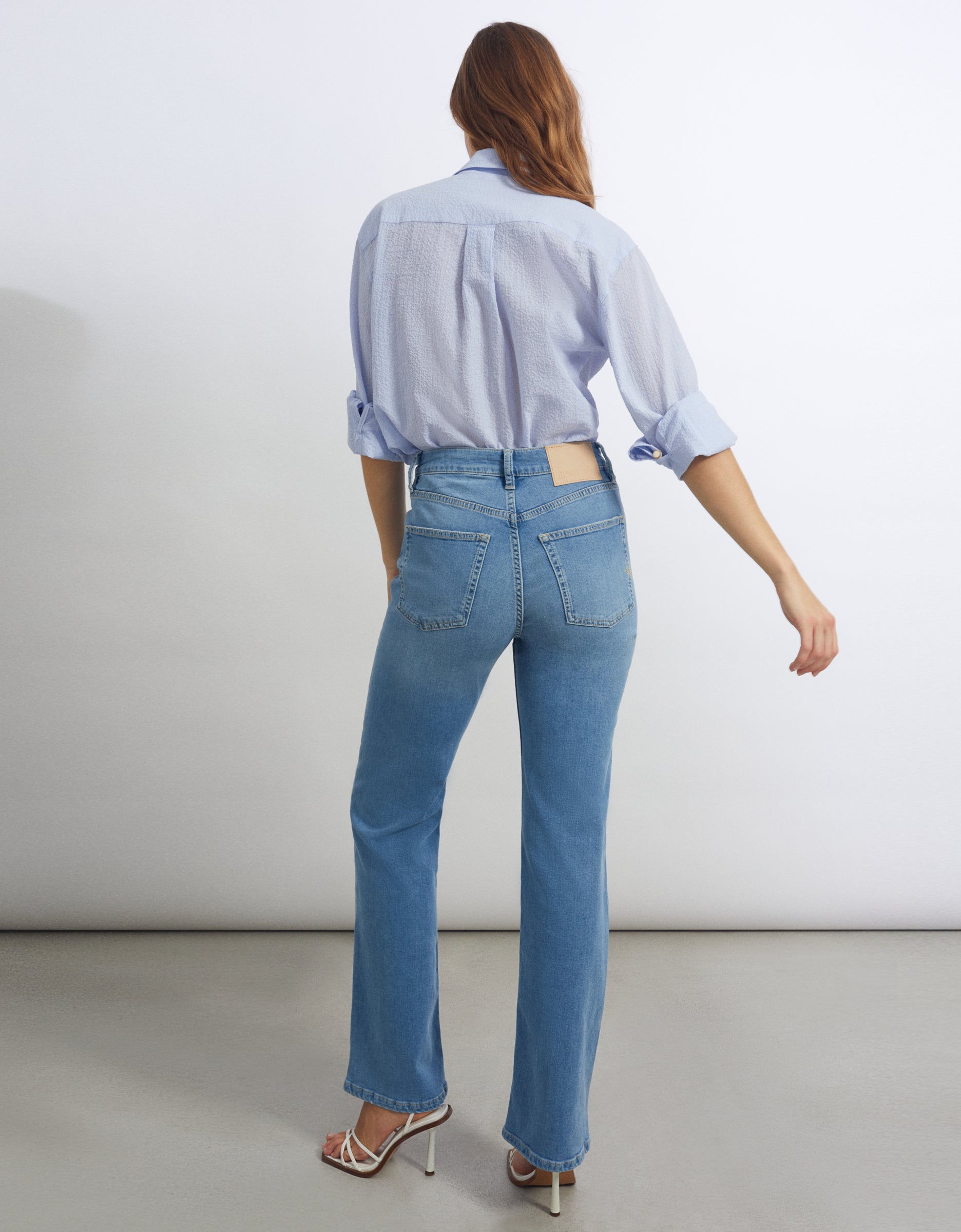 Jean Flare Pernille - Denim B-450 - Femme