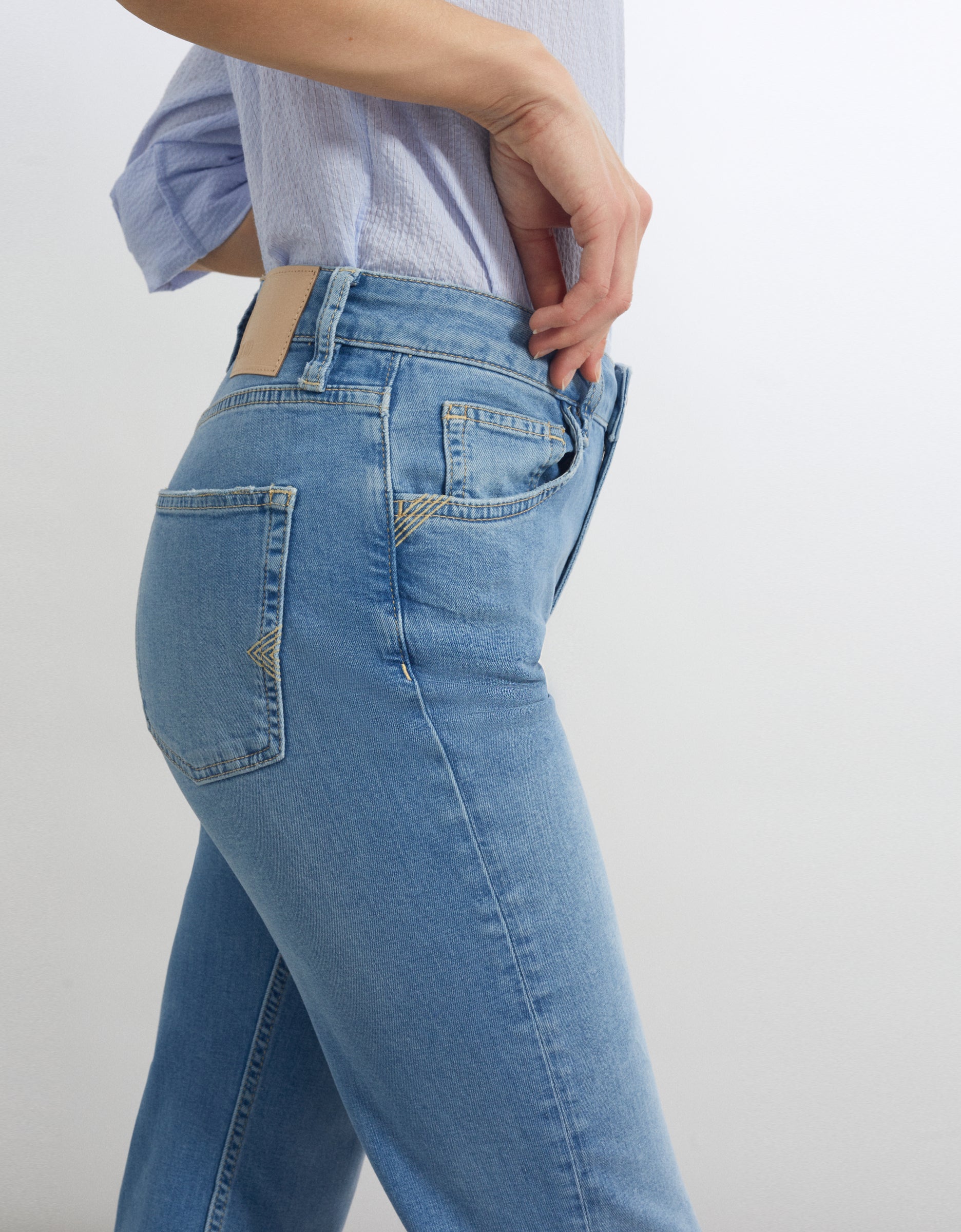 Jean Flare Pernille - Denim B-450 - Femme
