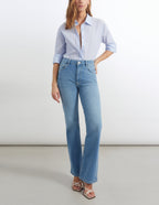 Jean Flare Pernille - Denim B-450 - Femme