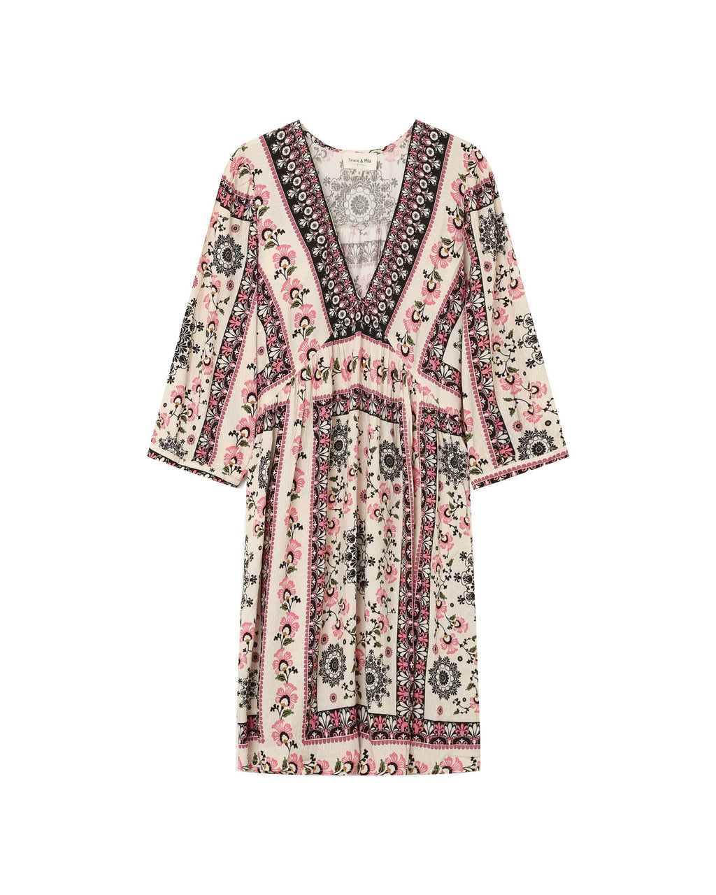 Perou Short Dress - Beige