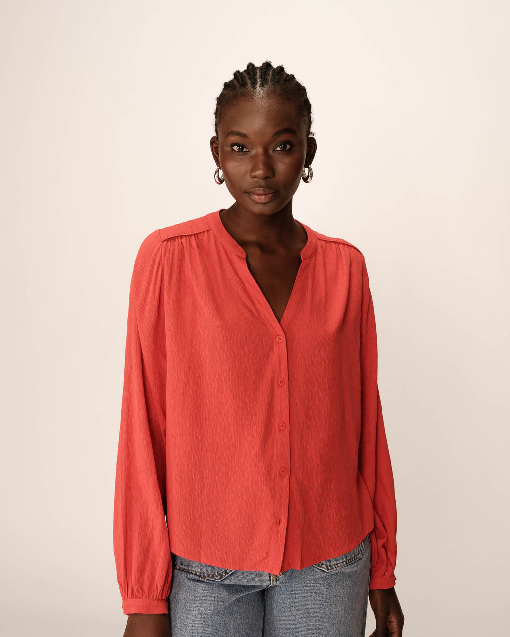 Perrone Blouse - Terracotta