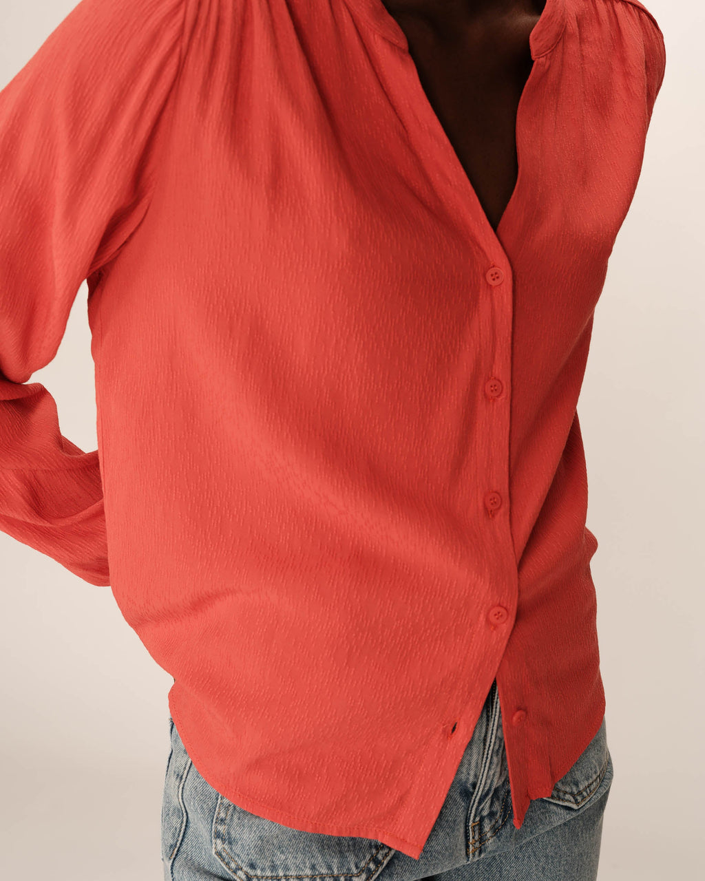 Perrone Blouse - Terracotta