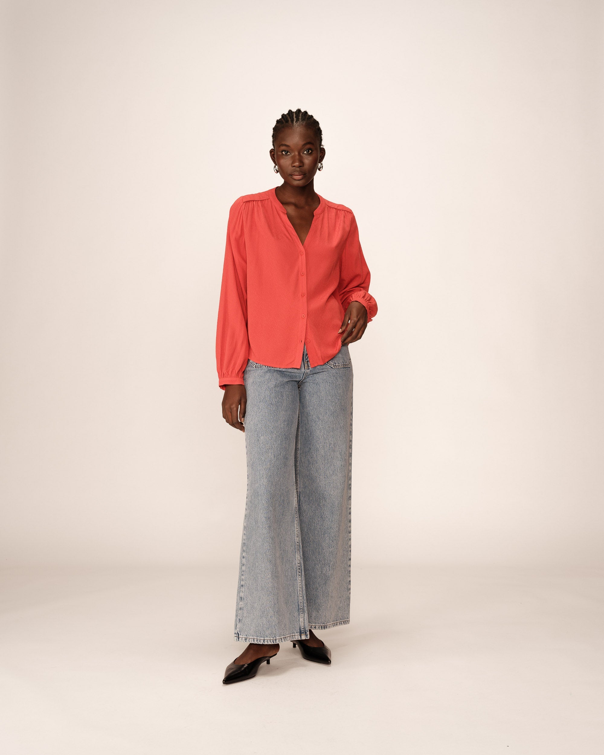 Perrone Blouse - Terracotta