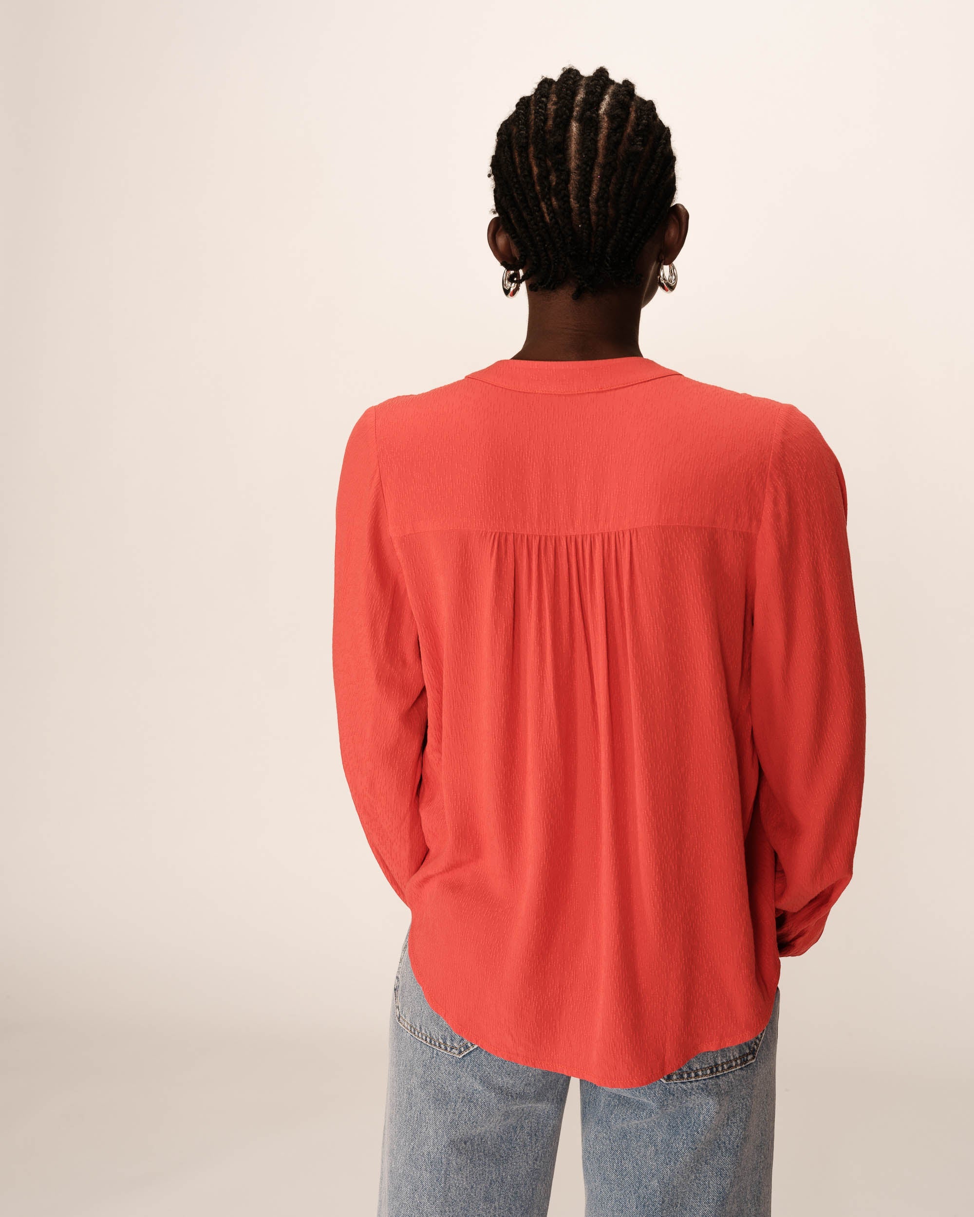 Perrone Blouse - Terracotta