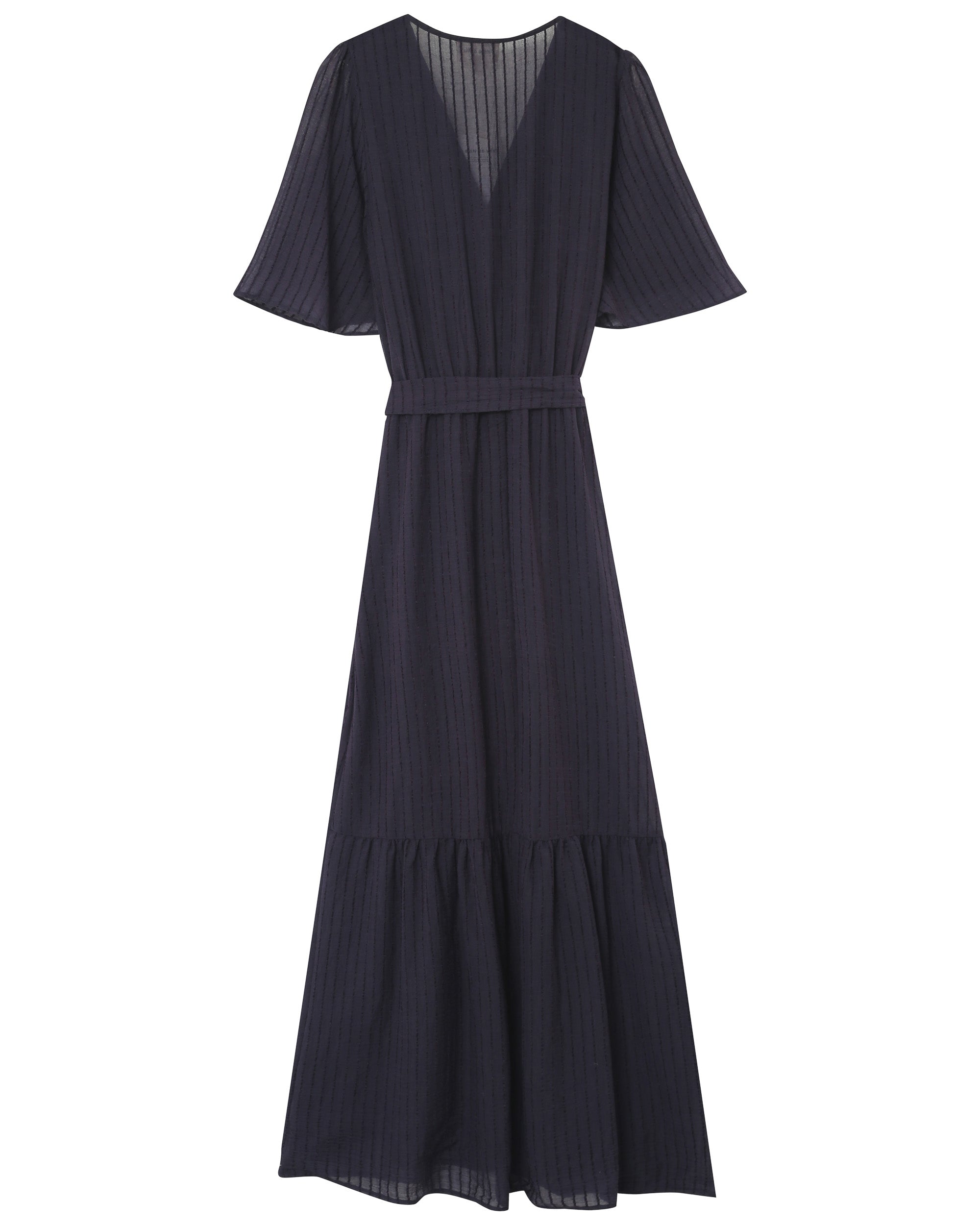 Perse Long Dress - Navy