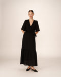 Vestido Largo Perse - Negro
