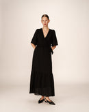 Vestido largo persa - Negro