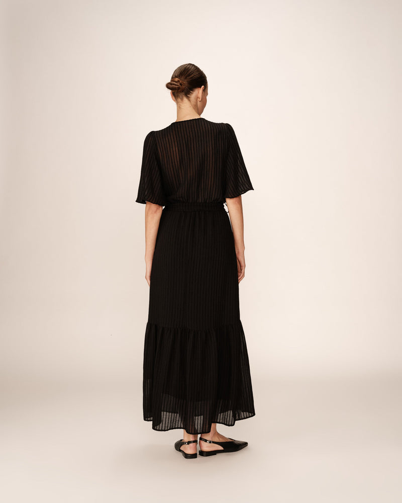 Vestido largo persa - Negro