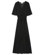 Vestido Largo Perse - Negro