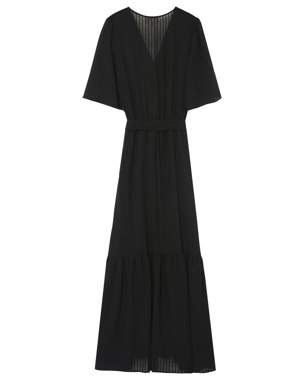 Vestido Largo Perse - Negro