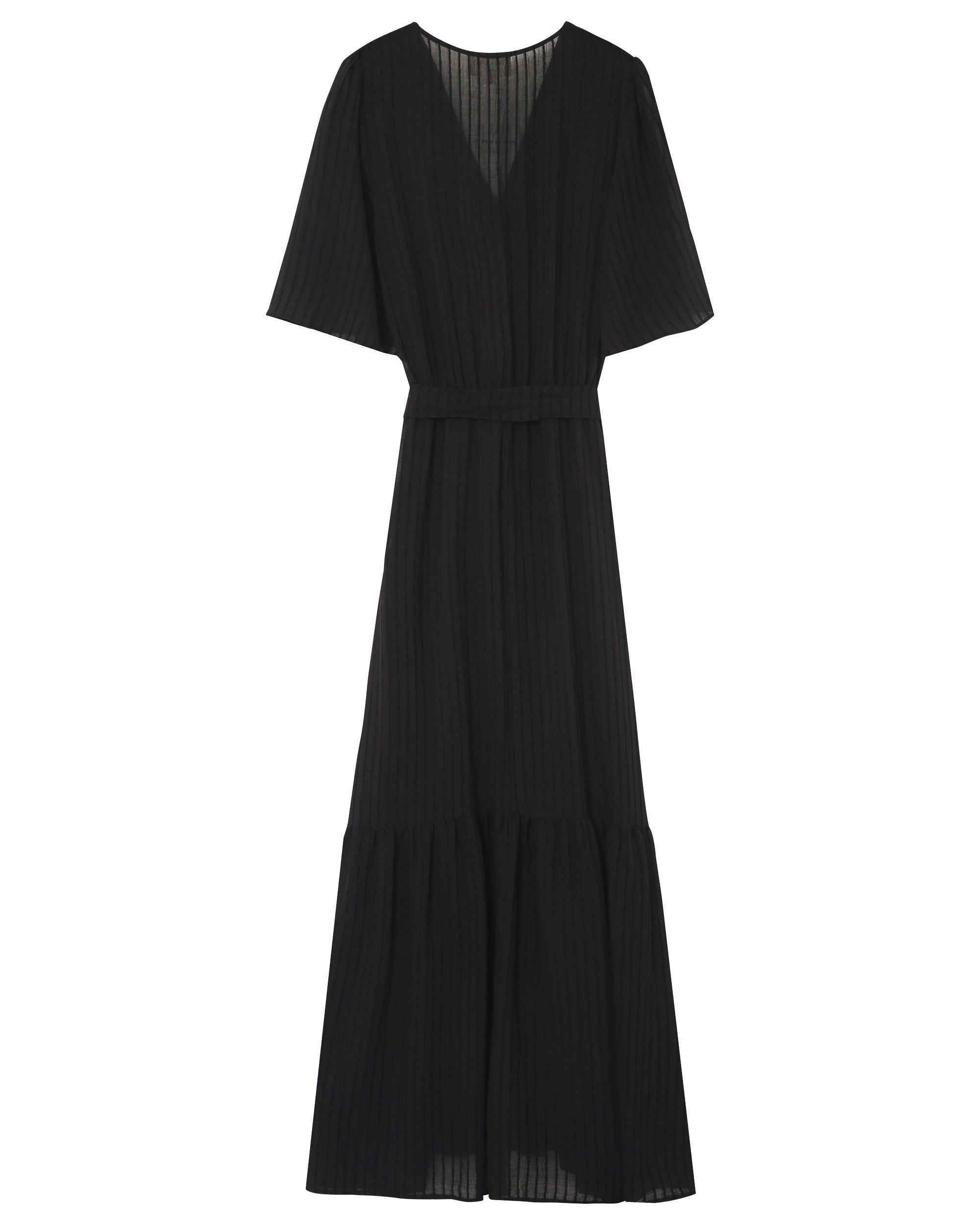 Vestido Largo Perse - Negro
