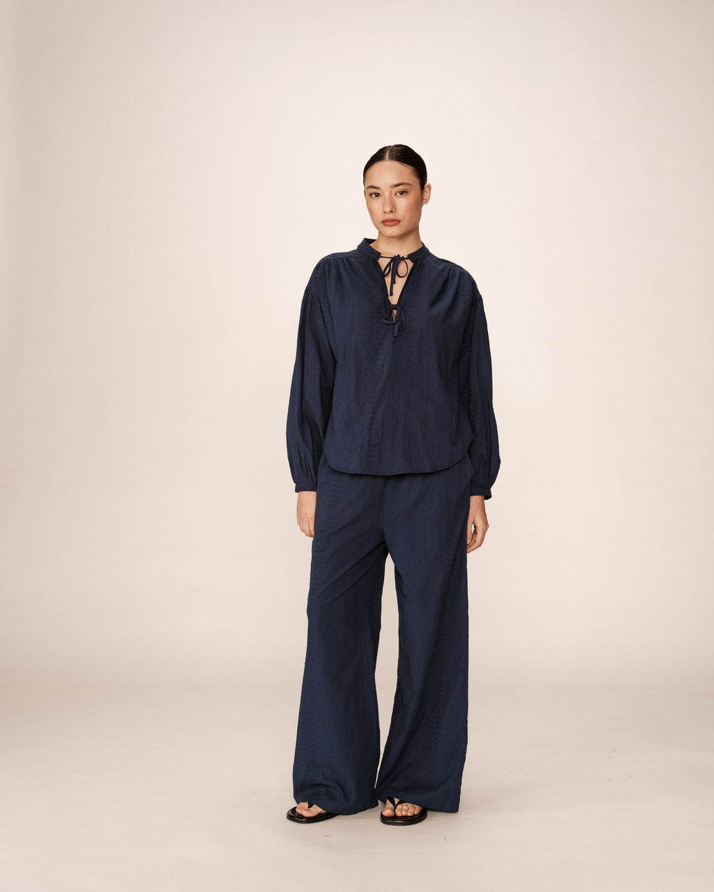 Persia Blouse - Navy