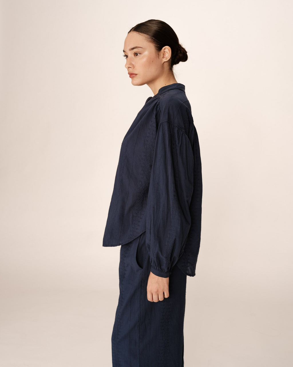 Persia Blouse - Navy
