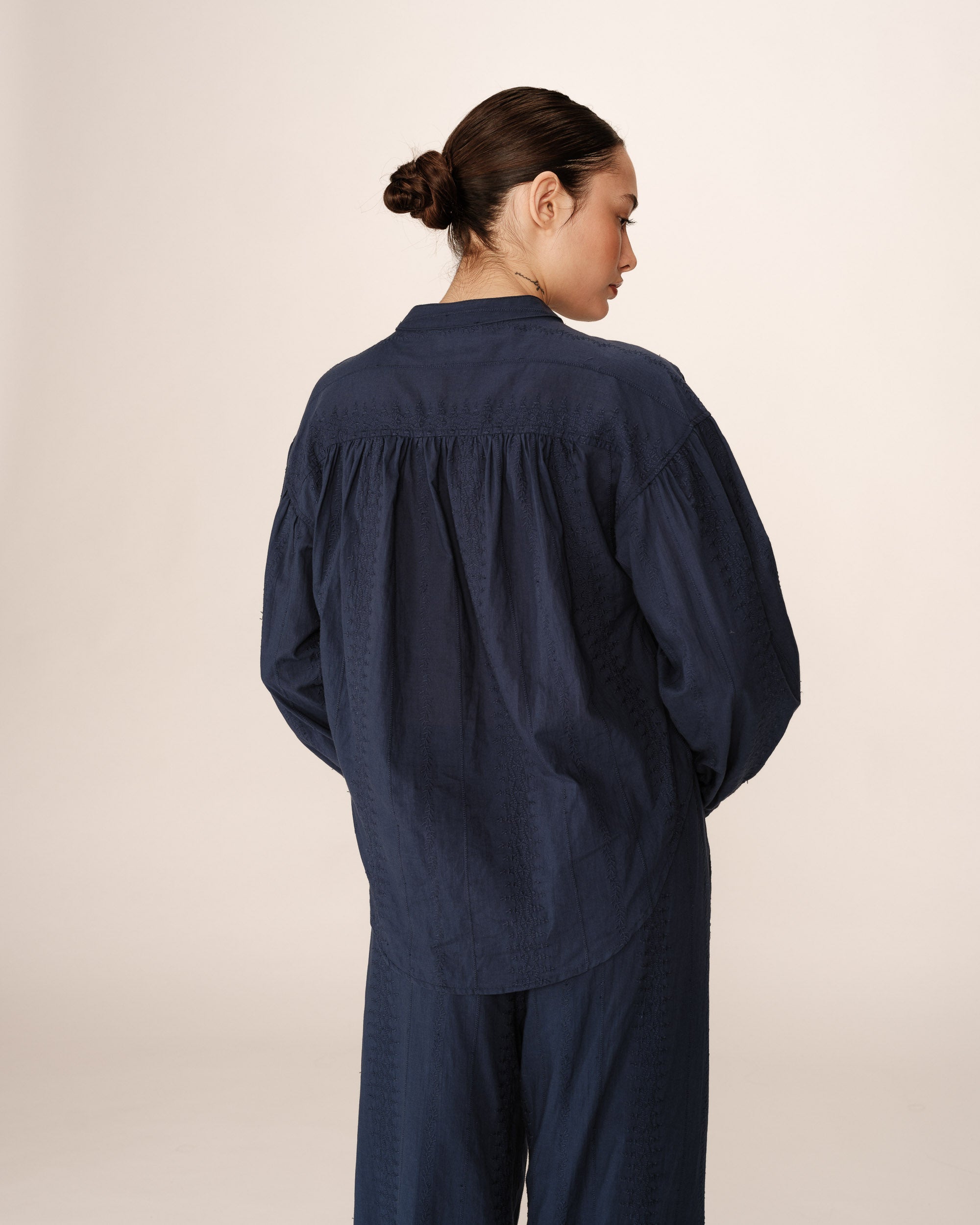 Persia Blouse - Navy