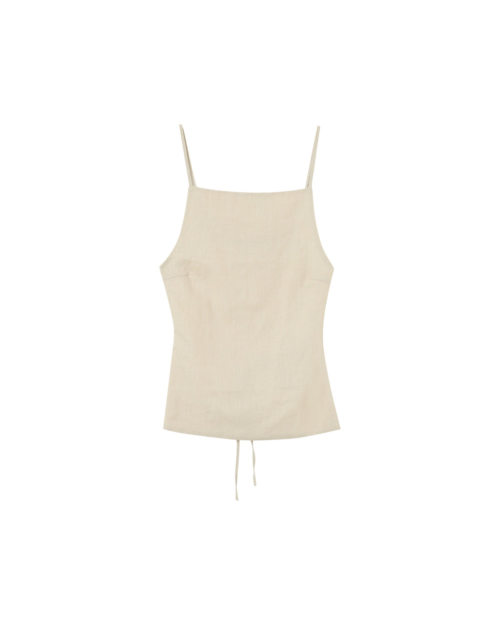 Pesto Beige Backless Top