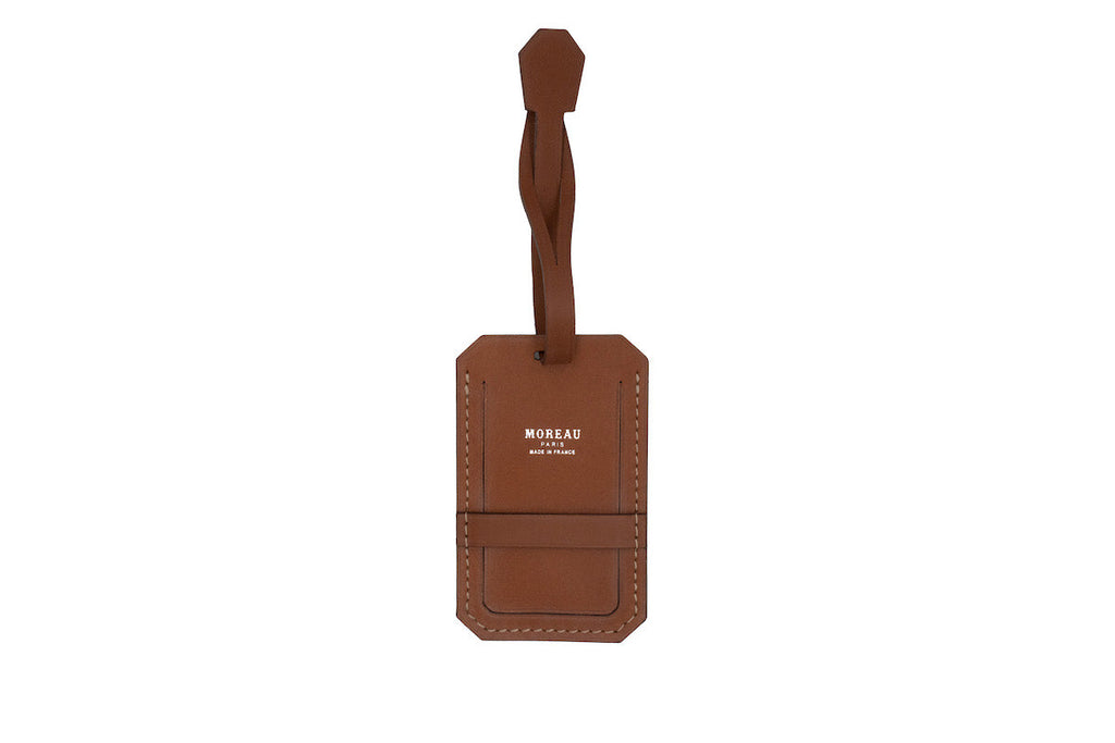 Moreau Paris - Travel Tag - Fauve Saddle