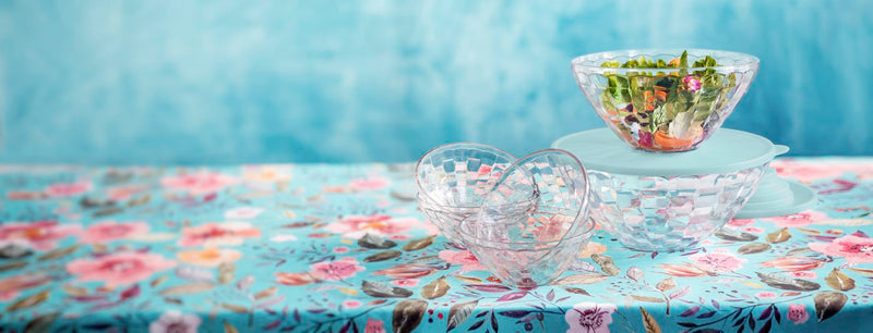 Prisms Bowl 3.5L - Aquamarine