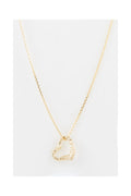 "My Heart" Pendant in 375/1000 Yellow Gold
