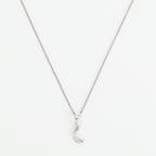 Pendentif "Diamond Moon" Diamants 0,01/5 - Or Blanc