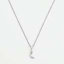 Pendentif "Diamond Moon" Diamants 0,01/5 - Or Blanc 375/1000