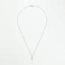 Pendentif "Diamond Moon" Diamants 0,01/5 - Or Blanc 375/1000