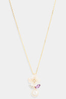 Colgante "Cheina" D0.04/7 Am0.12/1 Mop1.01/1 P1.68/1 - Oro amarillo