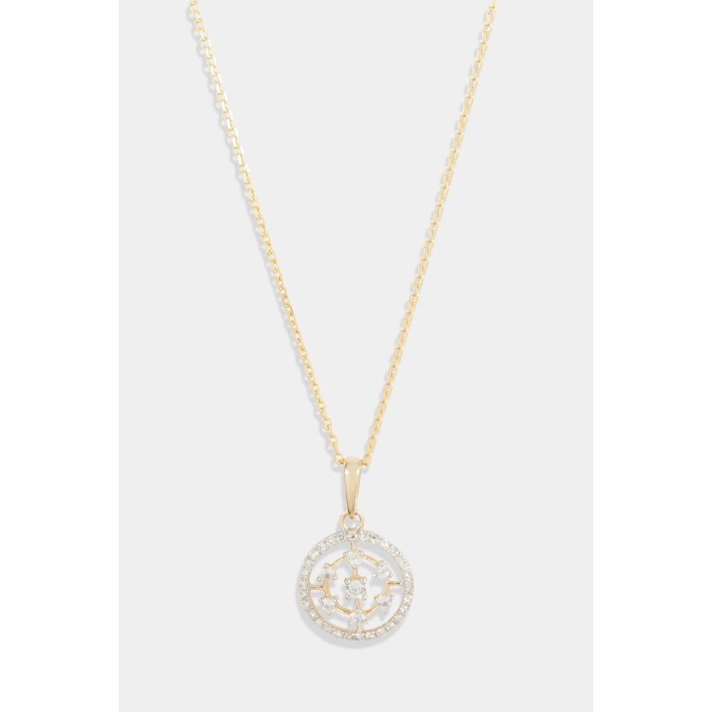 Pendentif "Cosmeia" D0,07/30 Sw0,10/7 - Or Jaune 375/1000