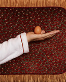 Peignoir - Éponge - Blanc Liseré Rouge Basque Aj233F