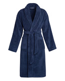 Peignoir éponge - Bleu Nuit liseré Bleu