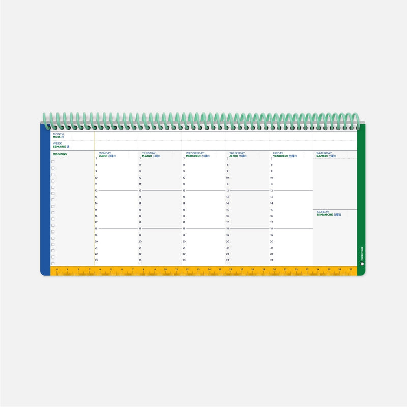 Planning Hebdomadaire - Palette