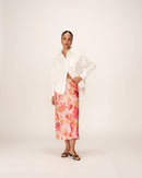 Philae Long Flower Skirt