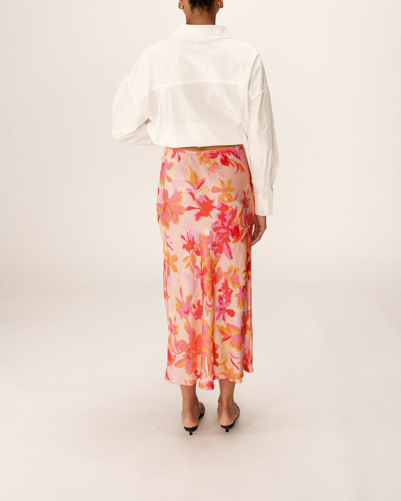Philae Long Flower Skirt