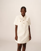 Philine Short Dress - Ecru